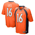 Men's Denver Broncos Wil Lutz Nike Orange Game Jersey