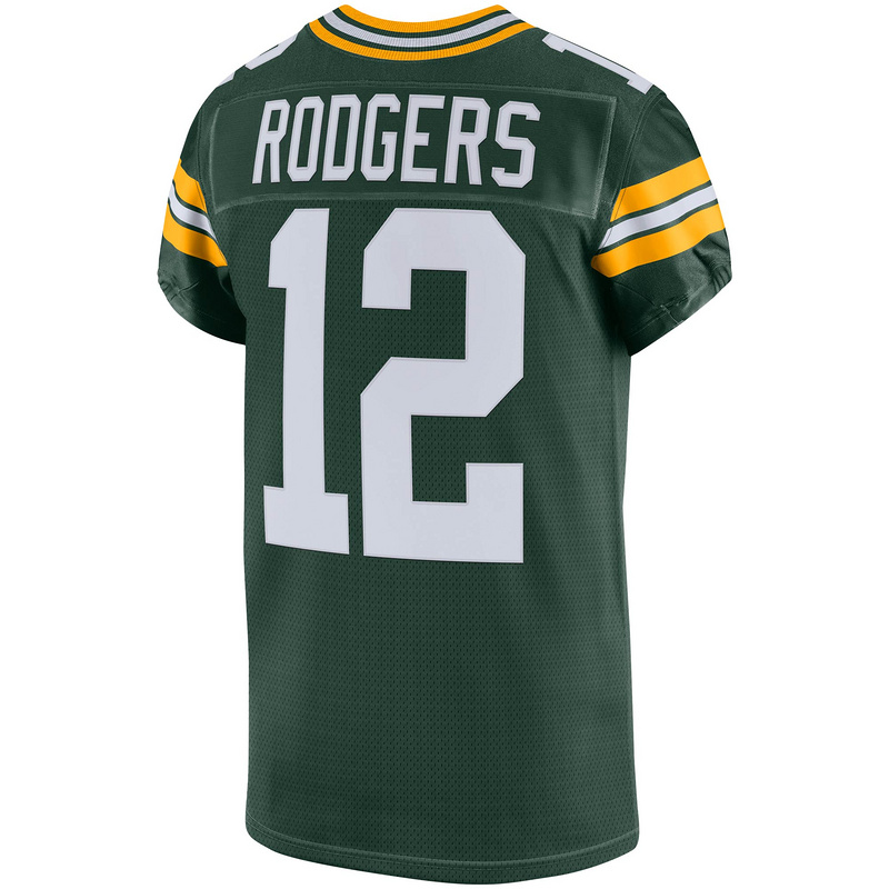 Men's Green Bay Packers Aaron Rodgers Nike Green Vapor Elite Jersey