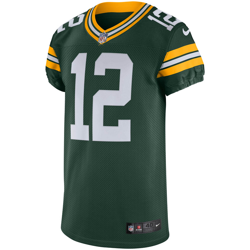 Men's Green Bay Packers Aaron Rodgers Nike Green Vapor Elite Jersey