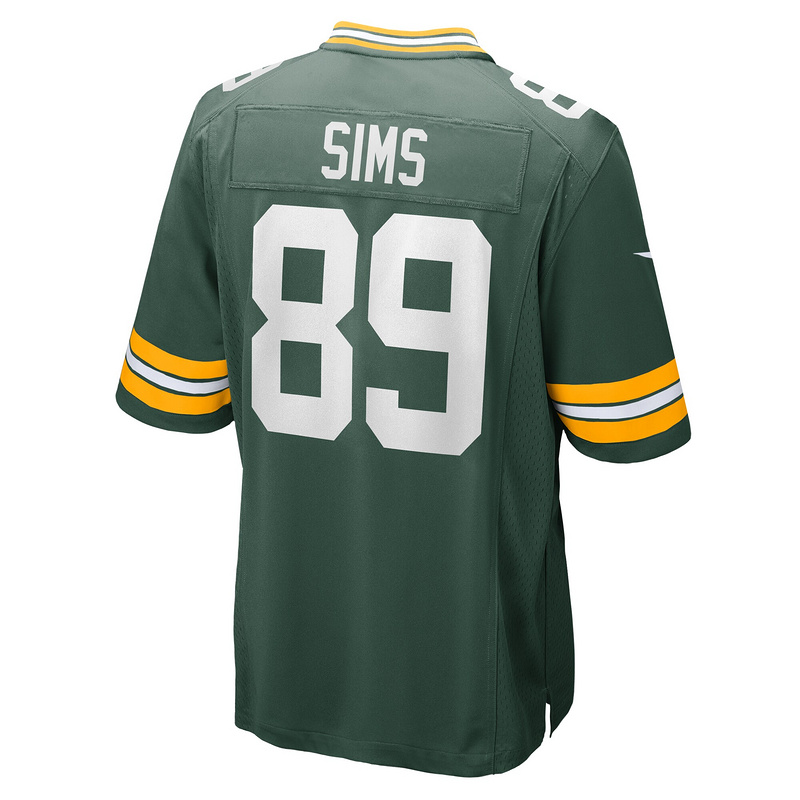 Men's Green Bay Packers Ben Sims Nike Green Team Game Jersey