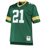Men's Charles Woodson Mitchell & Ness Green Big & Tall 2010 Retired Player Replica Jersey