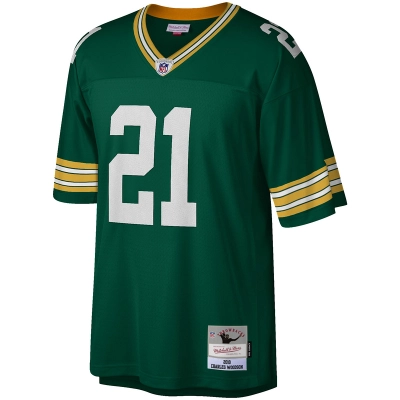 Men's Green Bay Packers Charles Woodson Mitchell & Ness Green Legacy Replica Jersey 01