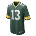 Men's Green Bay Packers Dontayvion Wicks Nike Green Game Jersey