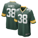 Men's Green Bay Packers Innis Gaines Nike Green Game Jersey