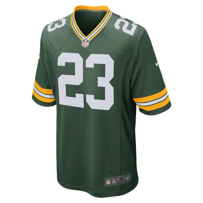 Men's Green Bay Packers Jaire Alexander Nike Green Game Team Jersey 01