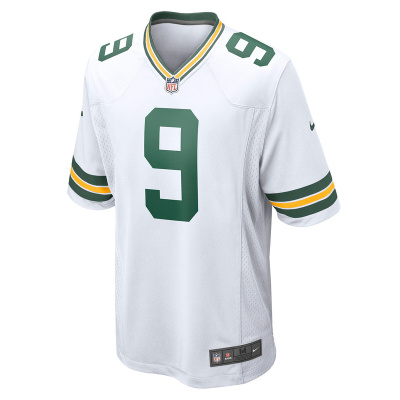 Men's Green Bay Packers Christian Watson Nike White Game Jersey 01