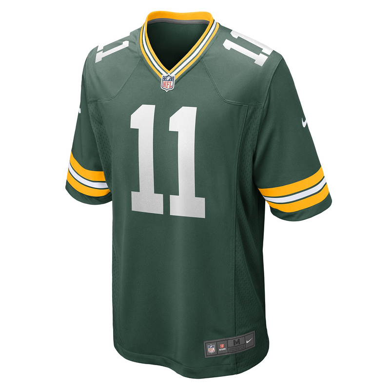 Men's Green Bay Packers Jayden Reed Nike Green Game Jersey