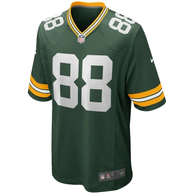 Men's Green Bay Packers Jermichael Finley Nike Green Game Retired Player Jersey 01