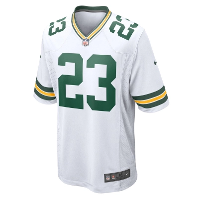 Men's Green Bay Packers Jaire Alexander Nike White Game Player Jersey 01