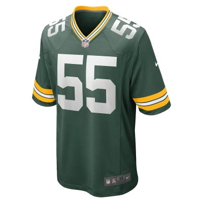 Men's Green Bay Packers Kingsley Enagbare Nike Green Game Player Jersey 01