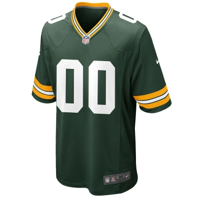 Men's Green Bay Packers Nike Green Custom Game Jersey 01