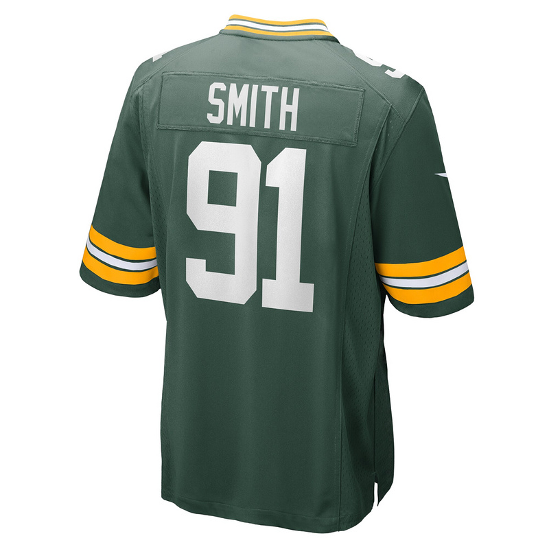 Men's Green Bay Packers Preston Smith Nike Green Game Team Jersey