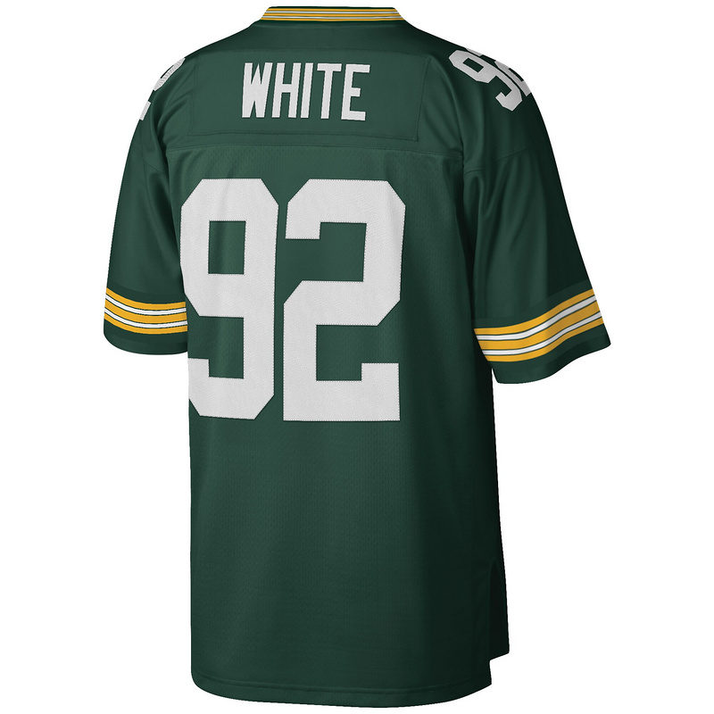 Green Bay Pack Reggie White Mitchell & Ness Green Big & Tall 1996 Retired Player Replica Jersey