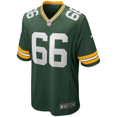 Men's Green Bay Packers Ray Nitschke Nike Green Game Retired Player Jersey 01