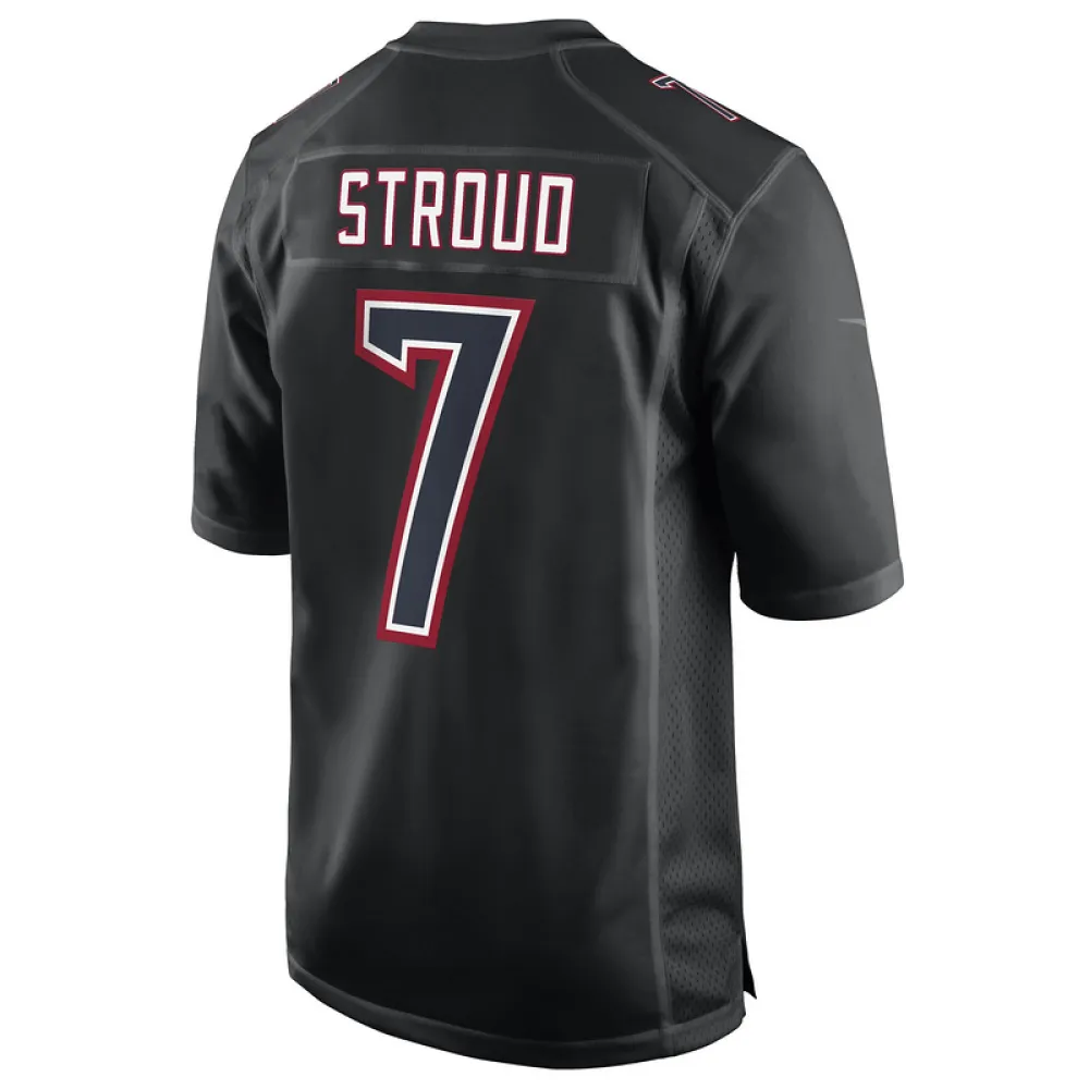Men's Houston Texans C.J. Stroud Nike Black Fashion Game Jersey