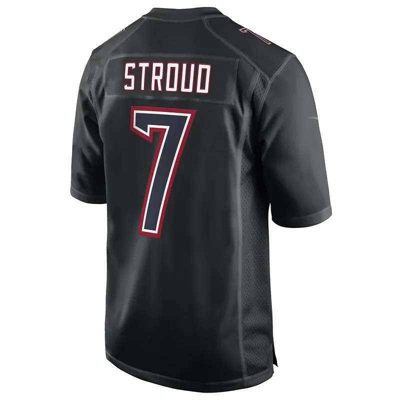 Men's Houston Texans C.J. Stroud Nike Black Fashion Game Jersey