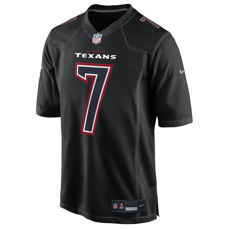 Men's Houston Texans C.J. Stroud Nike Black Fashion Game Jersey