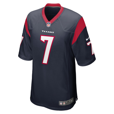 Men's Houston Texans C.J. Stroud Nike Navy 2023 NFL Draft First Round Pick Game Jersey 01