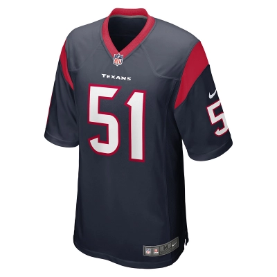 Men's Houston Texans Will Anderson Jr. Nike Navy 2023 NFL Draft First Round Pick Game Jersey 01