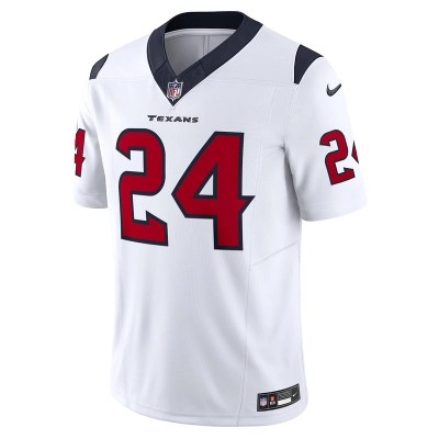 Men's Houston Texans Derek Stingley Jr. Nike White Vapor F.U.S.E. Limited Jersey 01