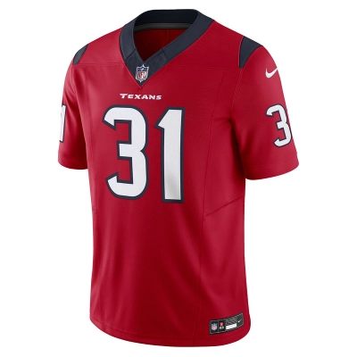 Men's Houston Texans Dameon Pierce Nike Red Vapor F.U.S.E. Limited Jersey 01