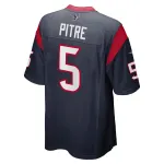 Men's Houston Texans Jalen Pitre Nike Navy Game Player Jersey