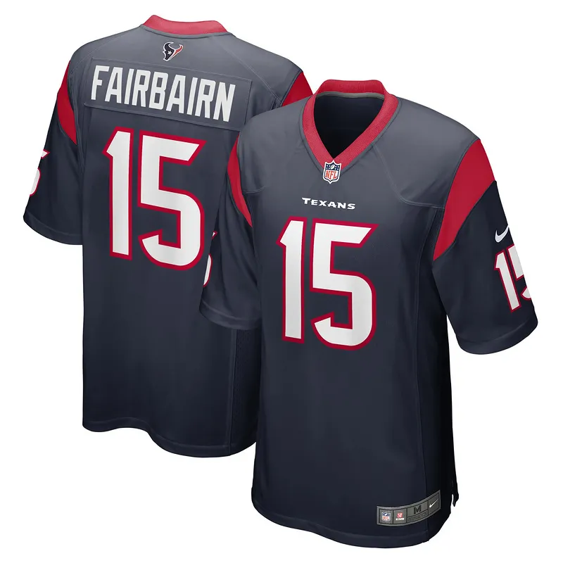 Men's Houston Texans Ka'imi Fairbairn Nike Navy Team Game Jersey