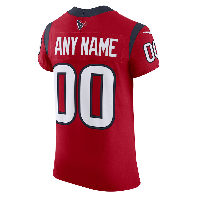 Men's Houston Texans Nike Red Alternate Vapor F.U.S.E. Elite Custom Jersey