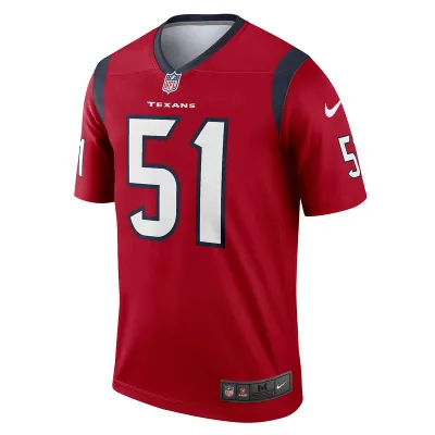Men's Houston Texans Will Anderson Jr. Nike Red Legend Jersey 01