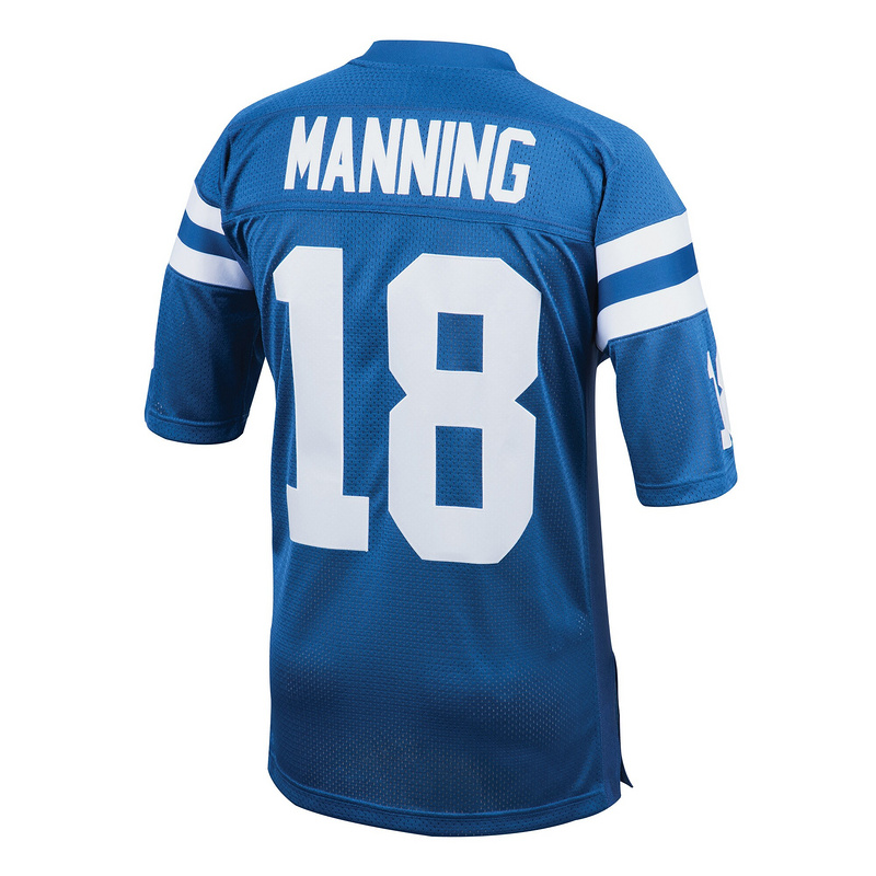 Men's 1998 Peyton Manning Mitchell & Ness Royal Authentic Throwback Retired Player Jersey