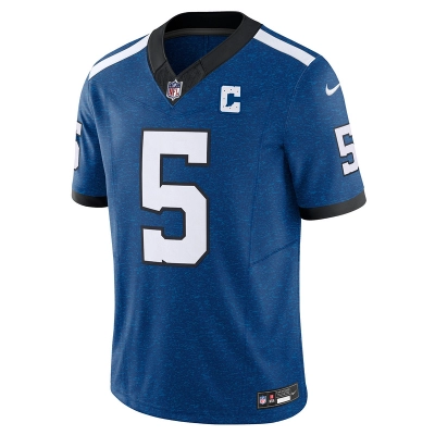 Men's Indianapolis Colts Anthony Richardson Nike Royal Alternate Vapor F.U.S.E. Limited Jersey 01