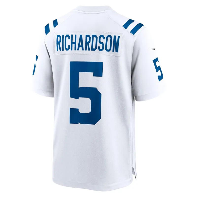 Men's Anthony Richardson Nike White 2023 NFL Draft First Round Pick Game Jersey