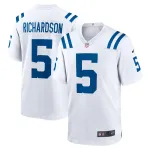 Men's Anthony Richardson Nike White 2023 NFL Draft First Round Pick Game Jersey