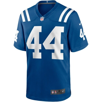 Men's Indianapolis Colts Dallas Clark Nike Royal Game Retired Player Jersey 01