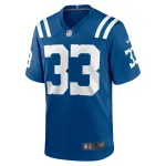 Men's Indianapolis Colts Dallis Flowers Nike Royal Game Player Jersey