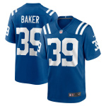 Men's Indianapolis Colts Darrell Baker Jr Nike Royal Team Game Jersey