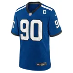 Men's Indianapolis Colts Grover Stewart Nike Royal Indiana Nights Alternate Game Jersey