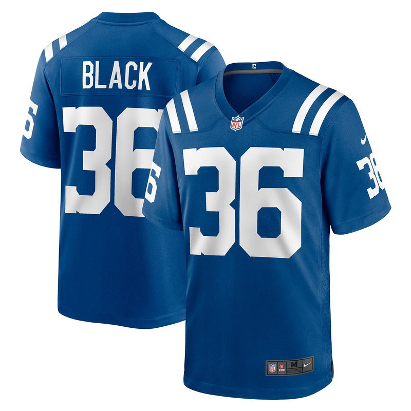 Men's Indianapolis Colts Henry Black Nike Royal Team Game Jersey