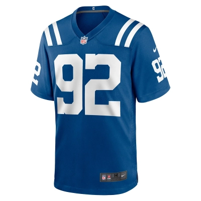 Men's Indianapolis Colts Jacob Martin Nike Royal Team Game Jersey 01