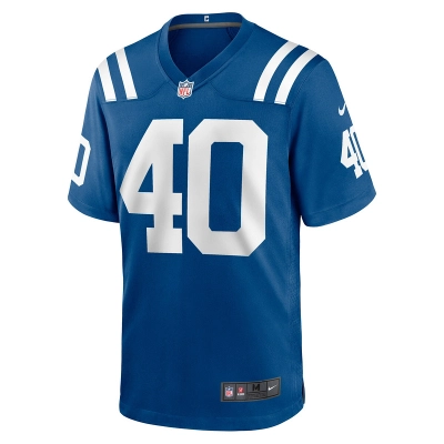 Men's Indianapolis Colts Jaylon Jones Nike Royal Team Game Jersey 01