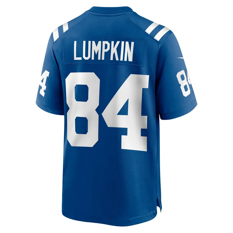Men's Indianapolis Colts Johnny Lumpkin Nike Royal Team Game Jersey