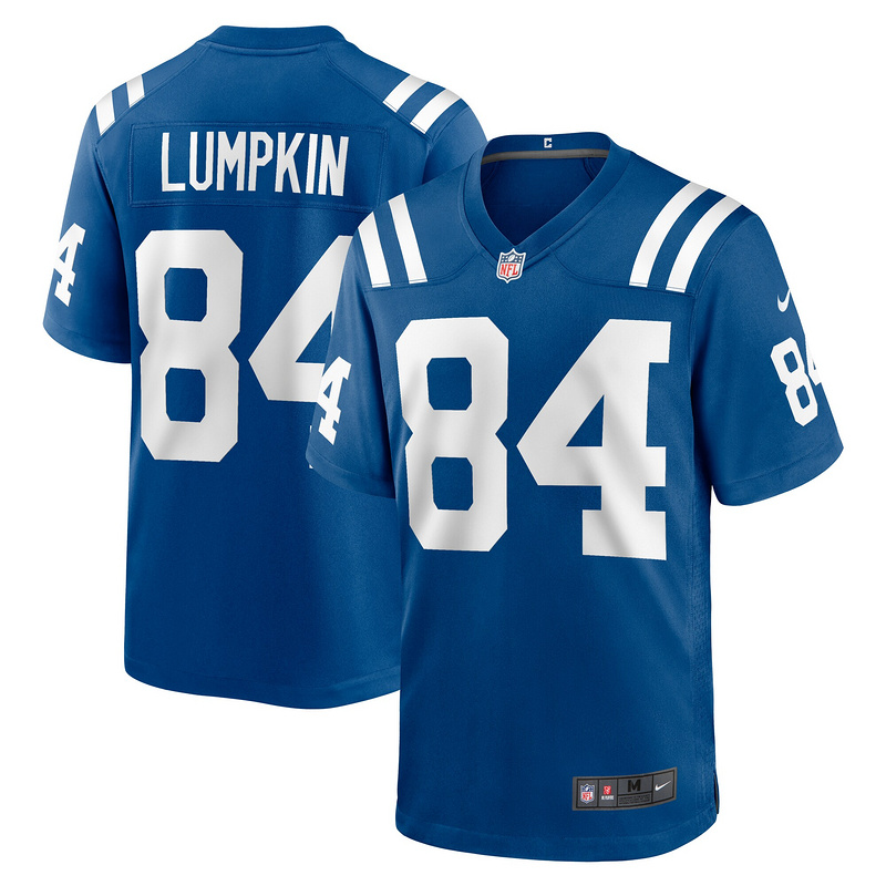 Men's Indianapolis Colts Johnny Lumpkin Nike Royal Team Game Jersey