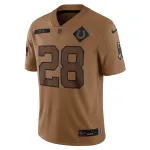 Men's Indianapolis Colts Jonathan Taylor Nike Brown 2023 Salute To Service Limited Jersey