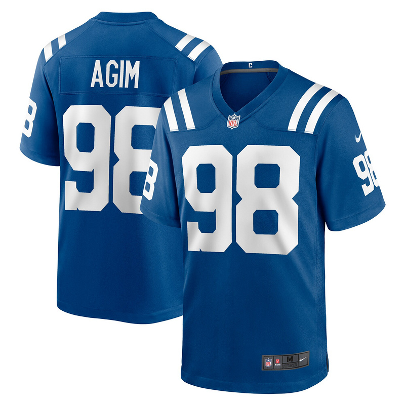 Men's Indianapolis Colts McTelvin Agim Nike Royal Team Game Jersey