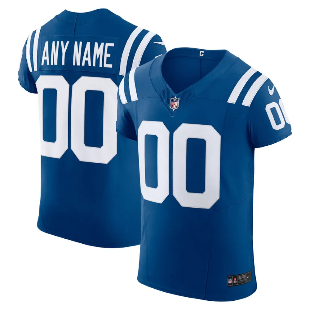 Men's Indianapolis Colts Nike Royal Vapor F.U.S.E. Elite Custom Jersey