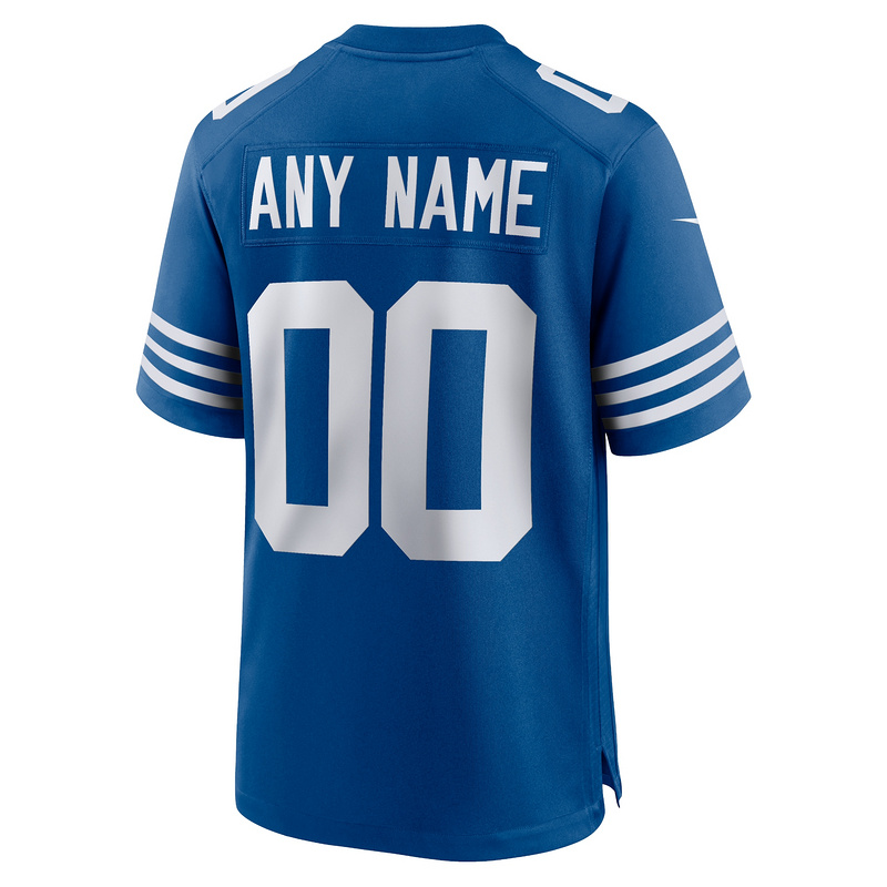 Men's Indianapolis Colts Nike Royal Alternate Custom Jersey共