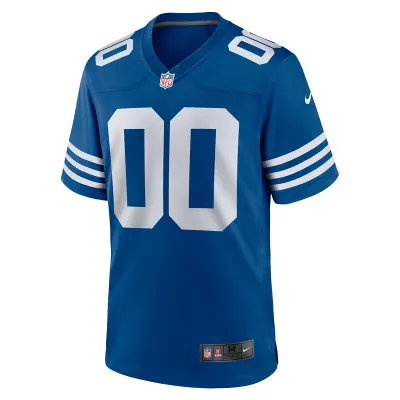 Men's Indianapolis Colts Nike Royal Alternate Custom Jersey共 01