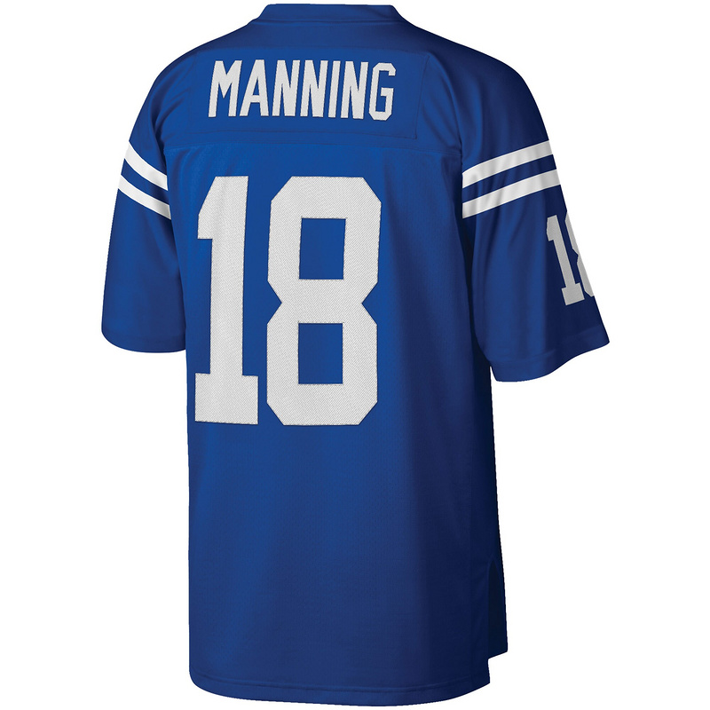 Men's Peyton Manning Mitchell & Ness Royal Big & Tall 1998 Retired Player Replica Jersey