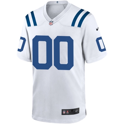 Men's Indianapolis Colts Nike White Custom Game Jersey 01
