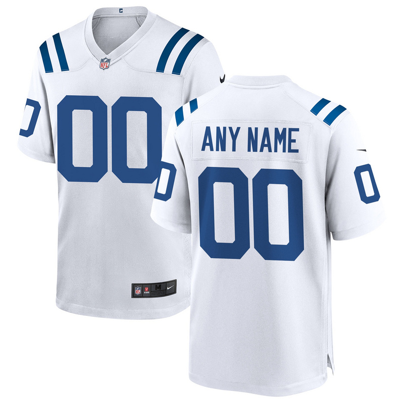 Men's Indianapolis Colts Nike White Custom Game Jersey